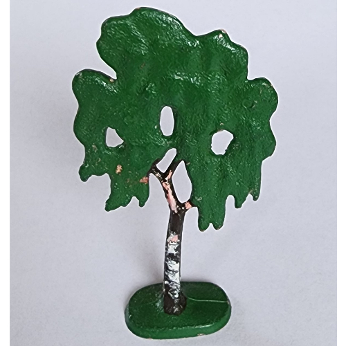 Plant, Tree Flat Birch painted with solid base Green
