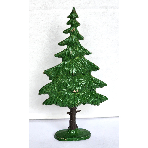 Plant, Tree Flat Pine Painted with Solid Base Grün
