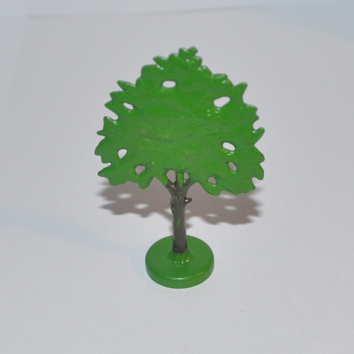 Plant, Tree Flat Oak painted with hollow base Green