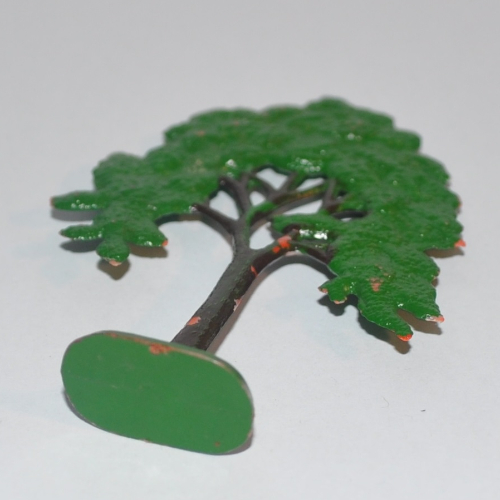 Plant, Tree Flat Elm painted with solid base Green