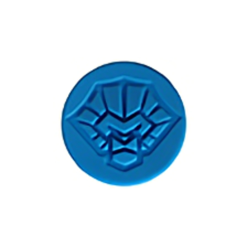 Rip Cord Handle Cover, Molded Lion Head Yellow
