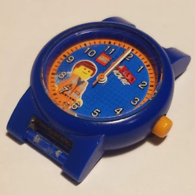 Watch Face with 'The LEGO Movie Logo' and Emmet Print Blau