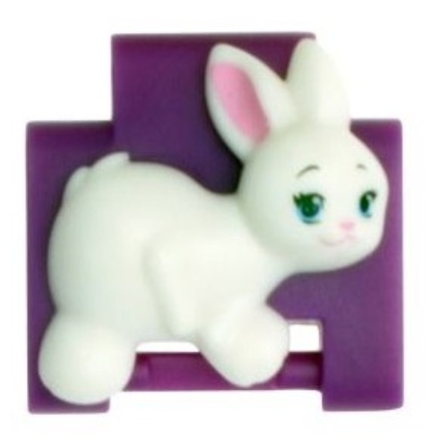 Watch, Link, Extra Long with Rabbit Dunkellila