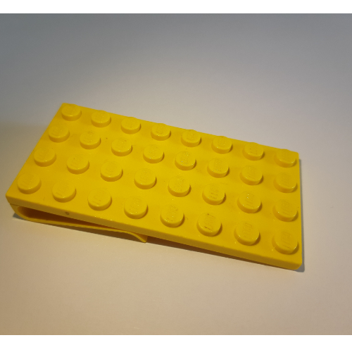 Scala, Plate Special 4 × 8 with Clip Yellow