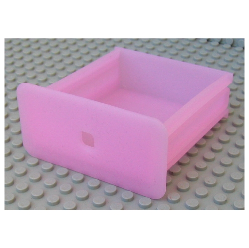 Clikits Container Cube Drawer Trans-Flame Yellowish Orange