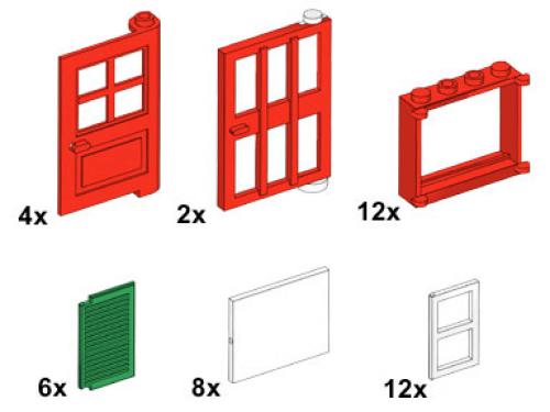 Set 10044 Windows and Doors