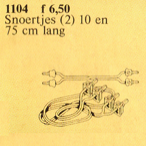 Set 1104 Batteriekabel (10 & 75 cm)