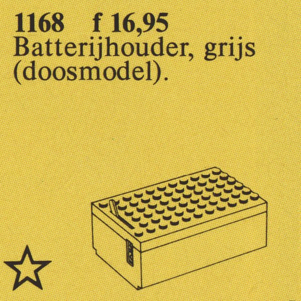 Set 1168 Batteriekasten
