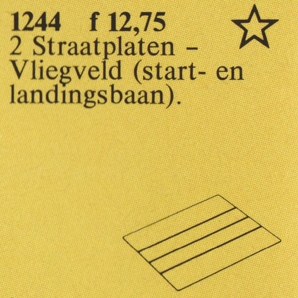 Set 1244 Start- und Landebahnplatten