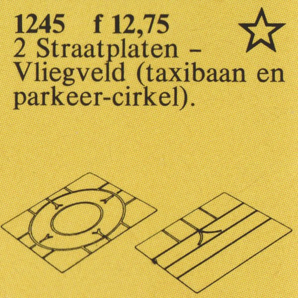 Set 1245 T- und Kreuzungsplatten