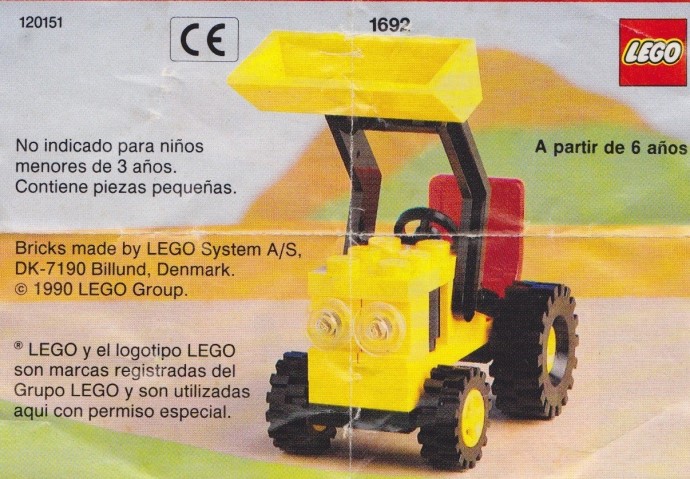 Set 1692 Traktor mit Lader