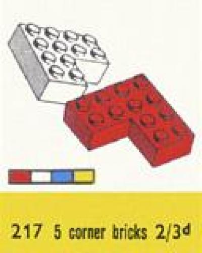 Set 217-2 4 x 4 Corner Bricks