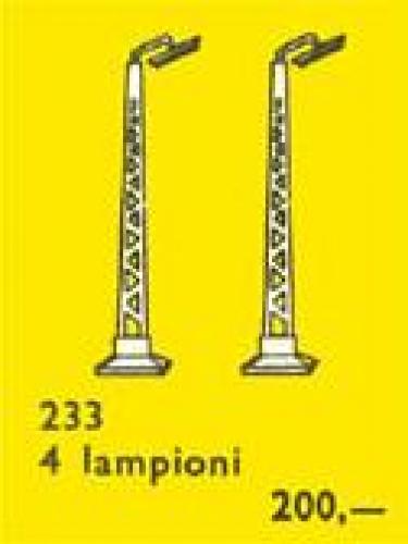 Set 233 Light Masts