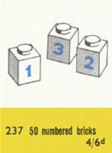 Set 237 Number Bricks