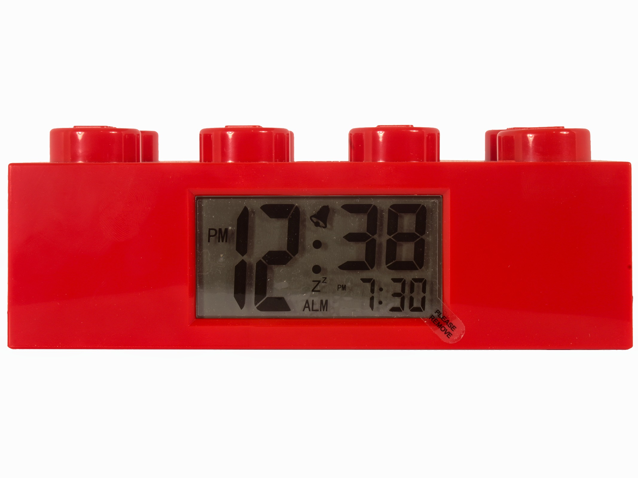 Set 2856236 Brick Alarm Clock (Red)