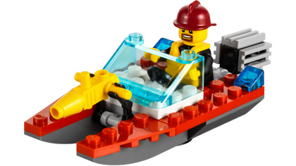 Set 30220 Feuerwehr-Schnellboot