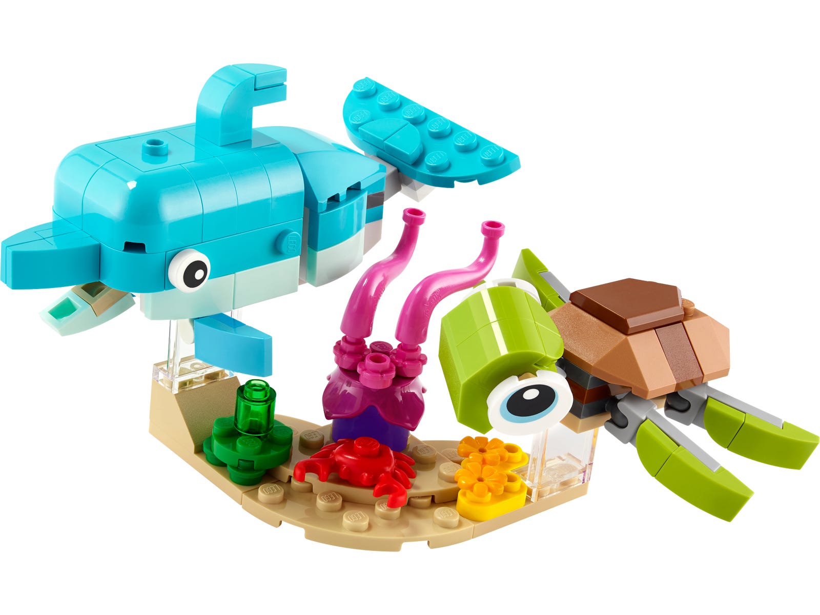 Set 31128 Delfin und Schildkröte