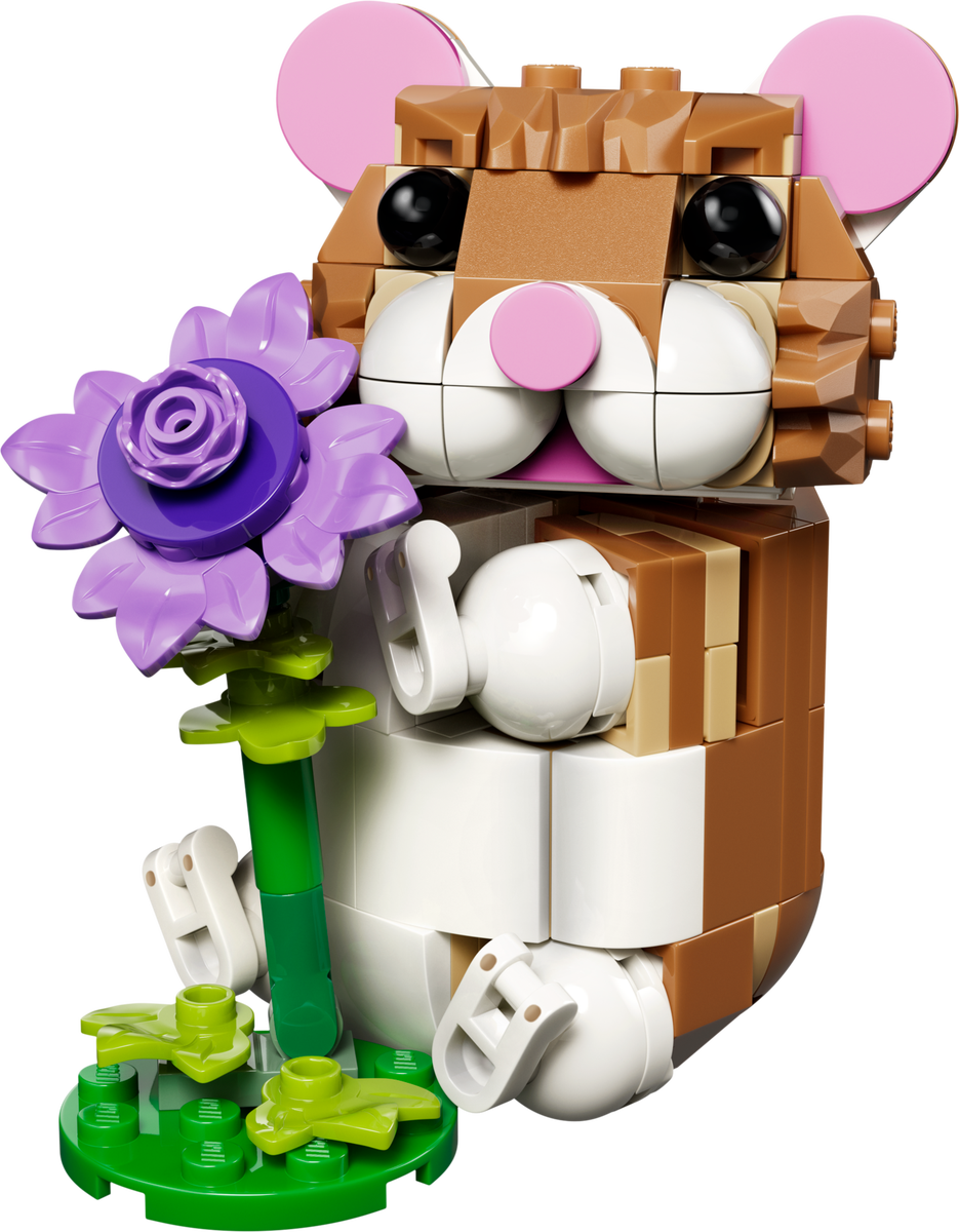 Set 31376 Niedlicher Hamster mit Blume