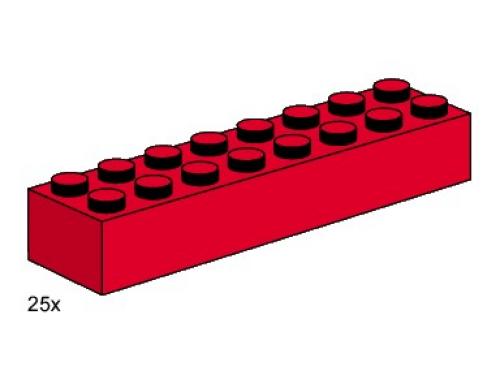 Set 3467 2 x 8 Steine, rot