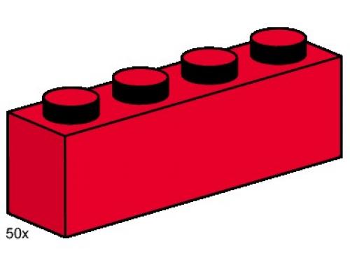 Set 3472 1 x 4 Steine, rot
