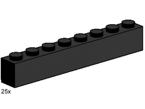 Set 3478 1 x 8 Steine, schwarz