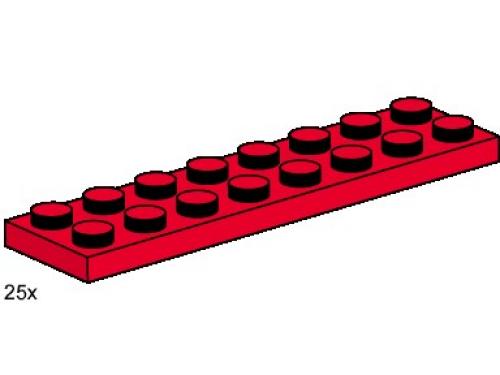 Set 3491 2 x 8 Platten, rot