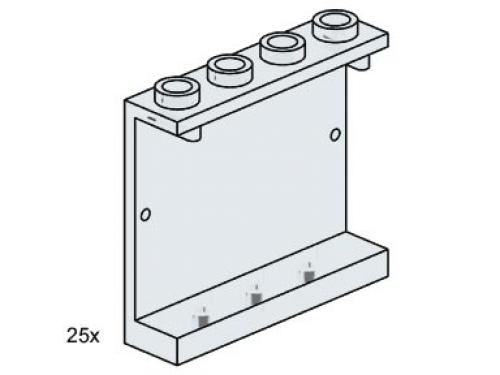 Set 3507 1 x 4 x 3 Wandelement, klar