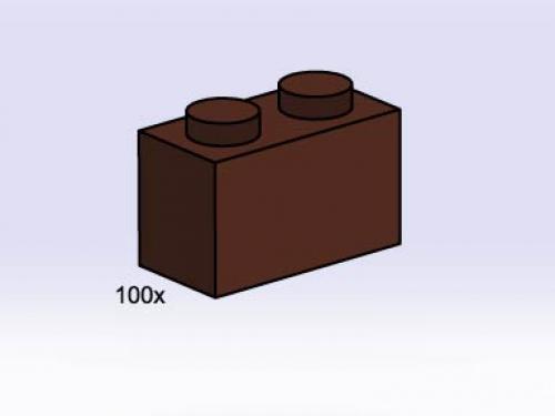 Set 3751 1 x 2 Steine, braun