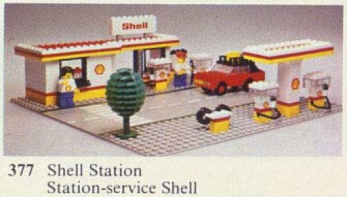 Set 377 Shell Tankstelle