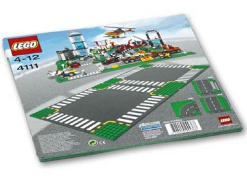 Set 4111 Kreuzung Straßenplatten
