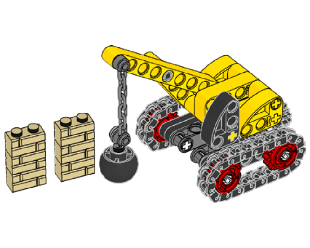 Set 412401 Wrecking Ball Crane