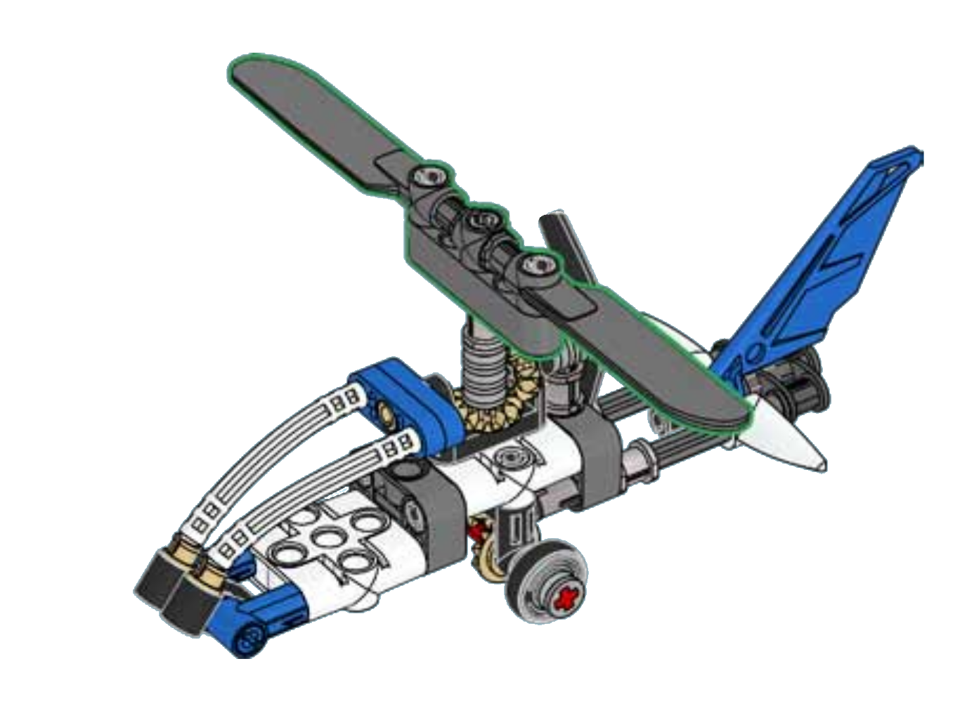 Set 412503 Gyrocopter