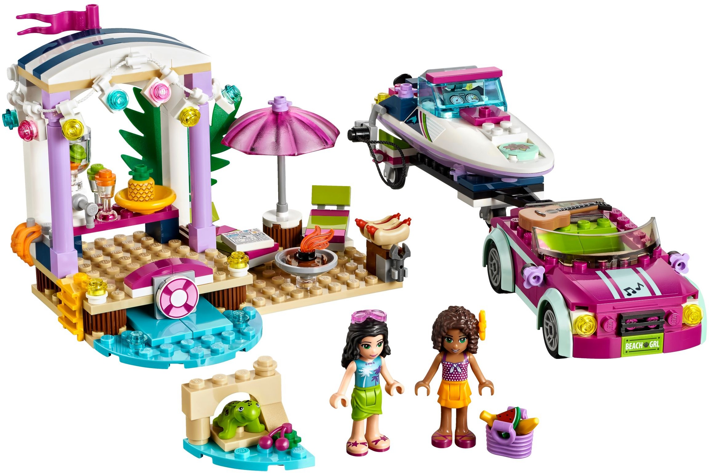 Set 41316 Andrea's Speedboat Transporter