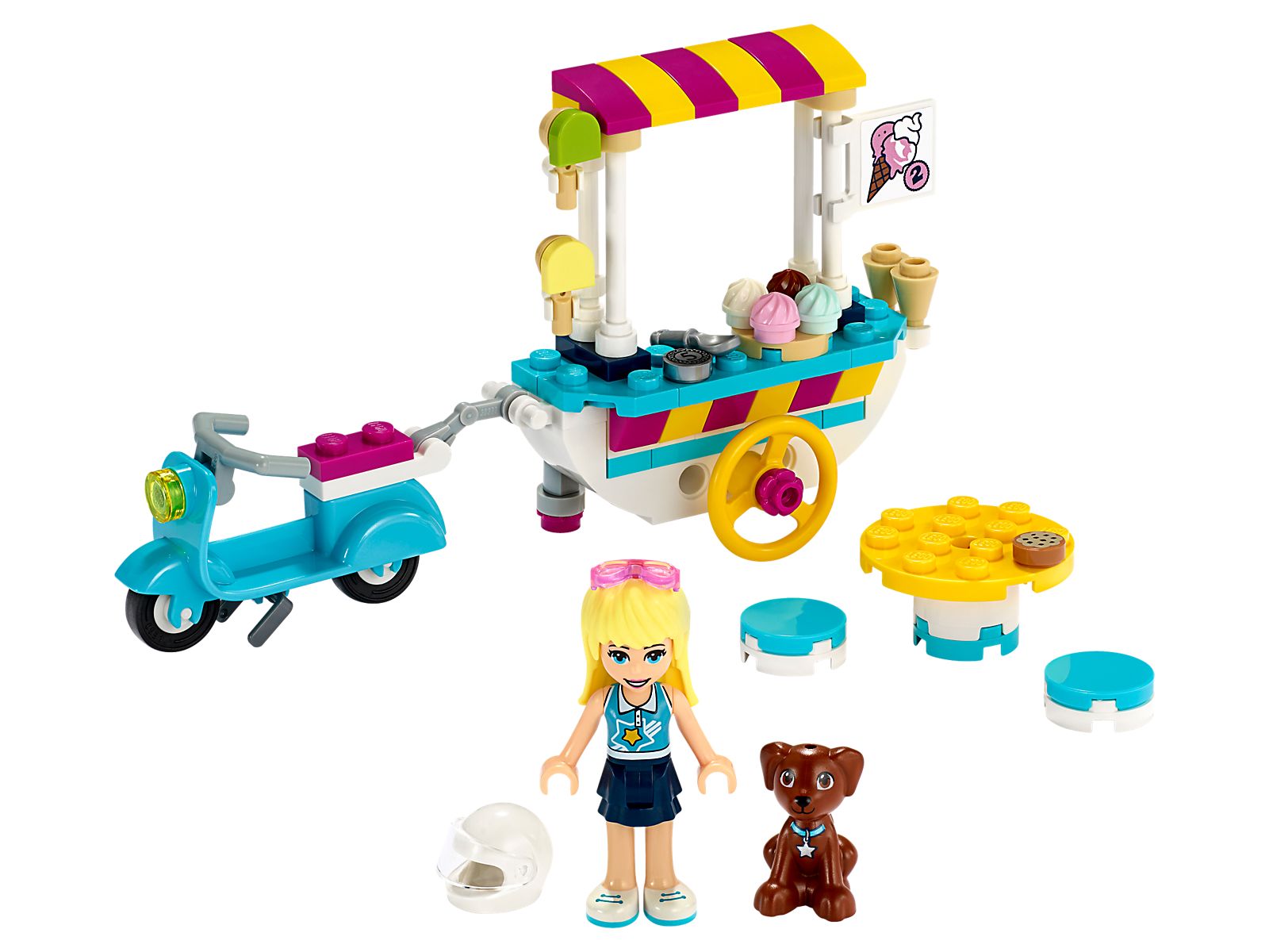 Set 41389 Stephanies mobiler Eiswagen