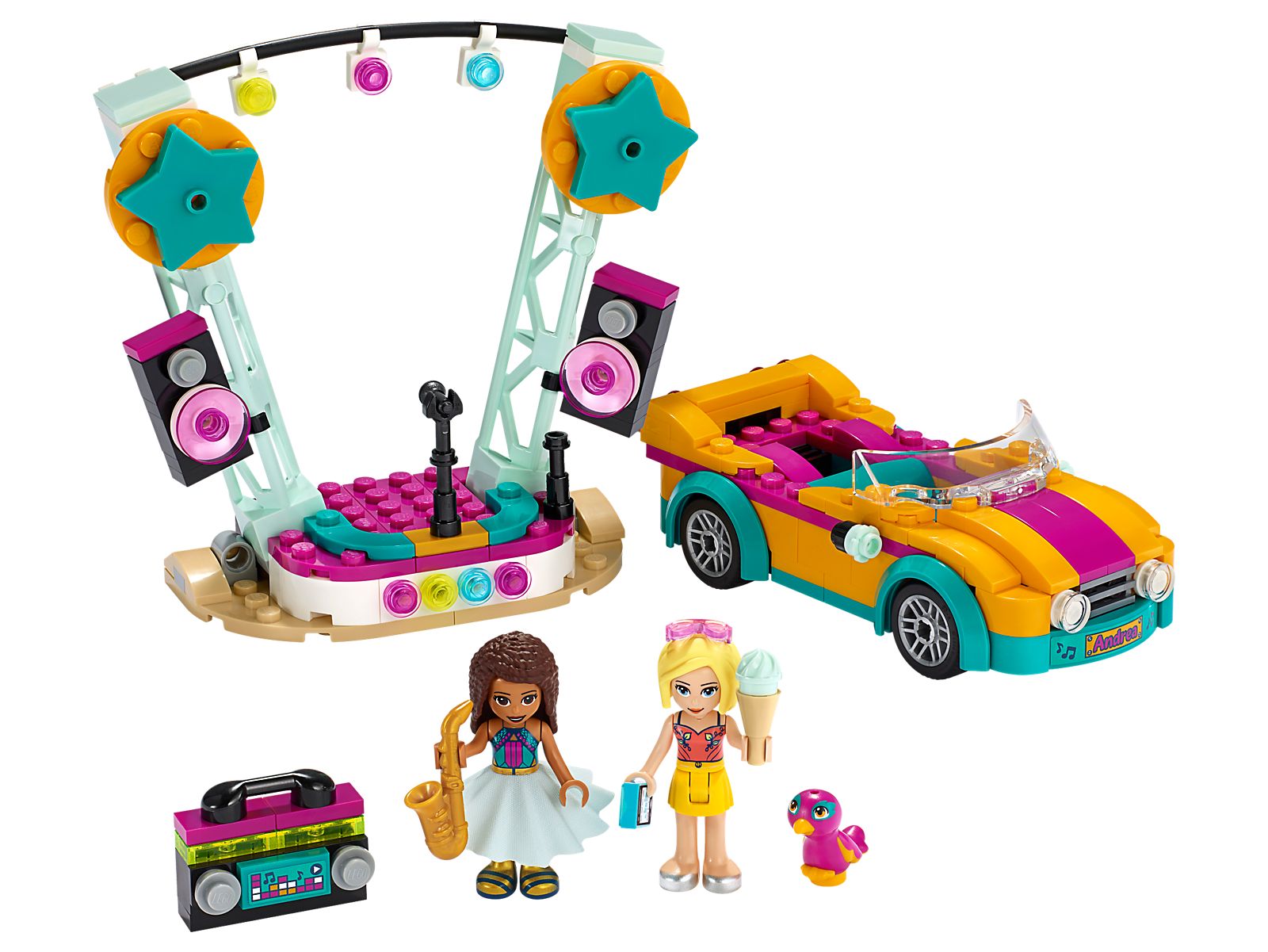 Set 41390 Andrea's Car & Stage