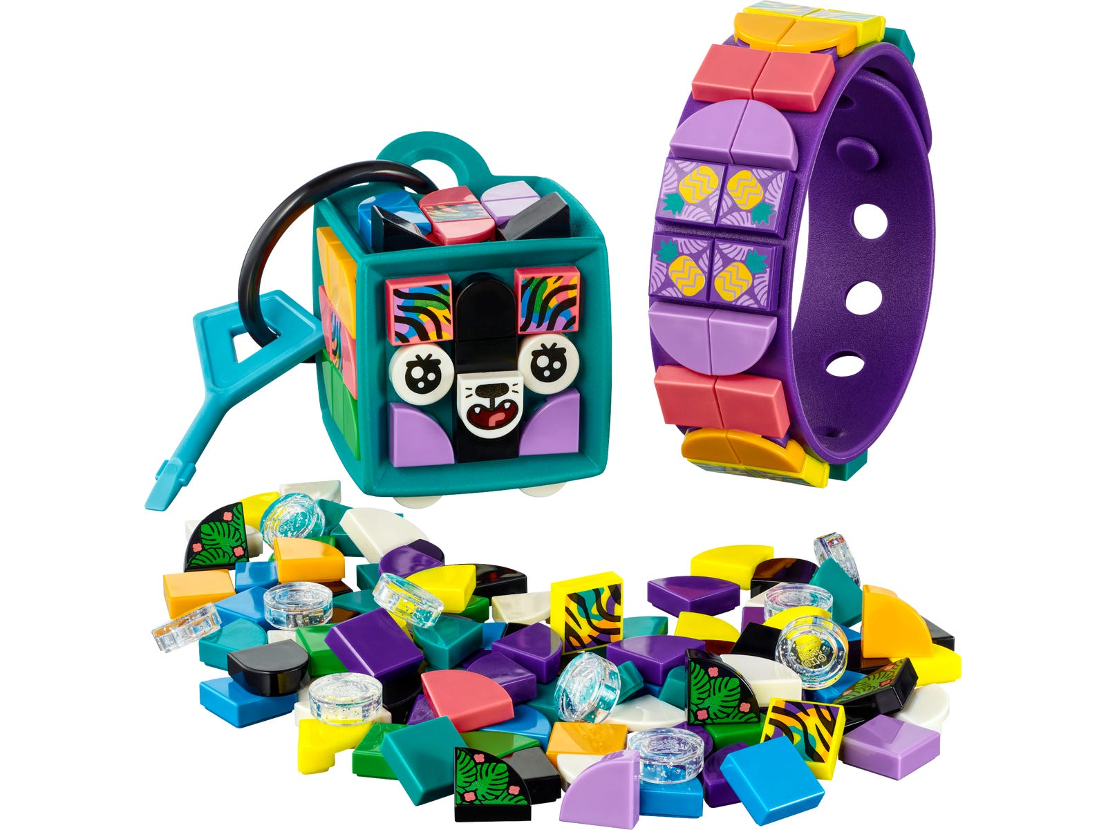 Set 41945 Neon Tiger Bracelet & Bag Tag