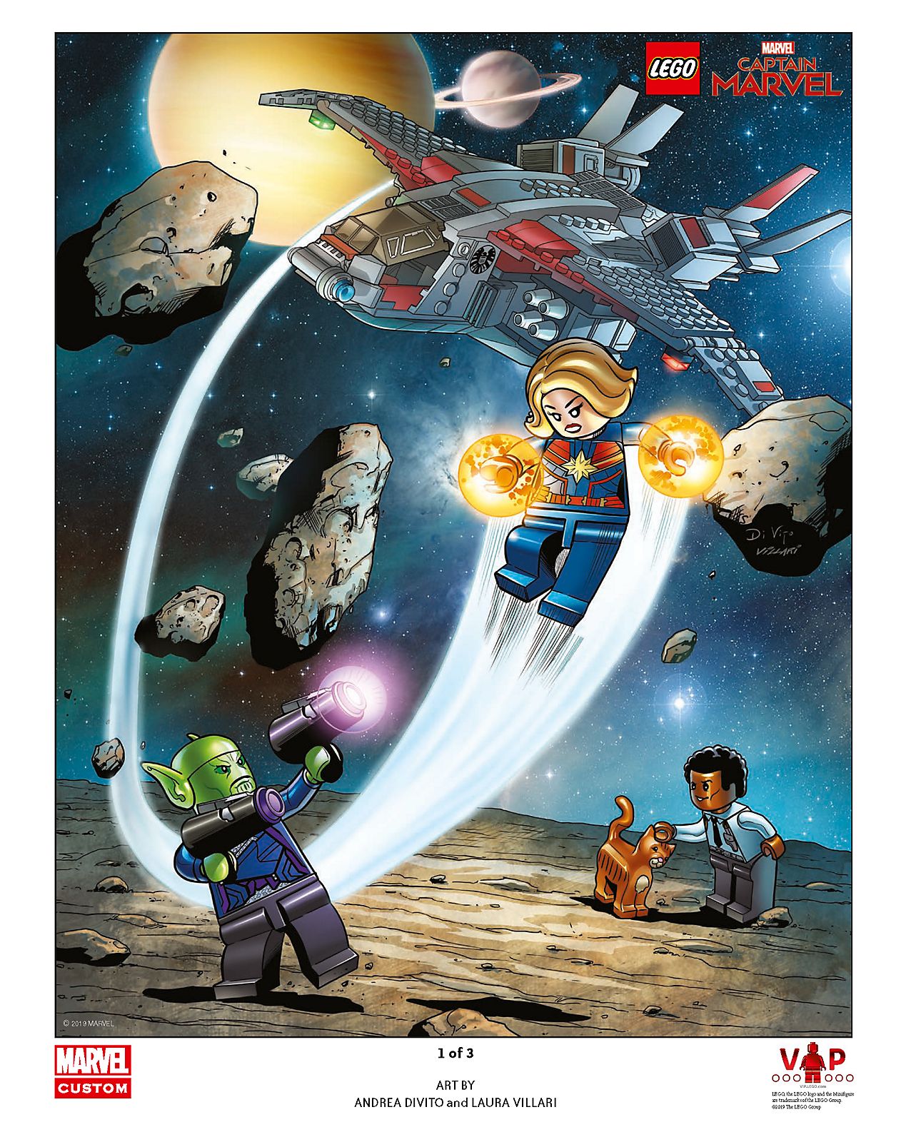 Set 5005877 Captain Marvel Art Print