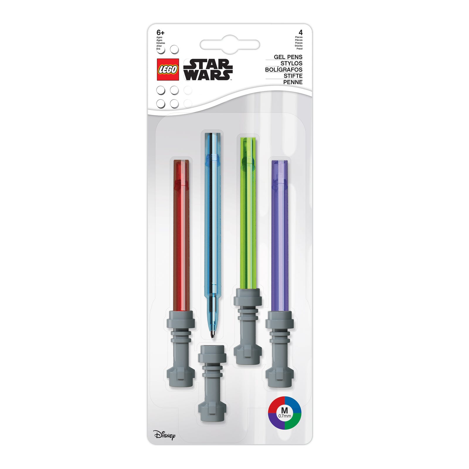 Set 5006372 Lightsaber Gel Pen Multipack - 4 Pack