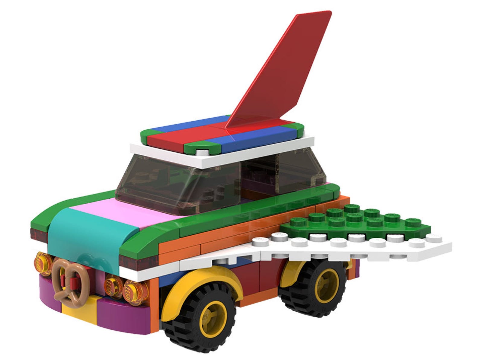 Set 5006890 Rebuildable Flying Car