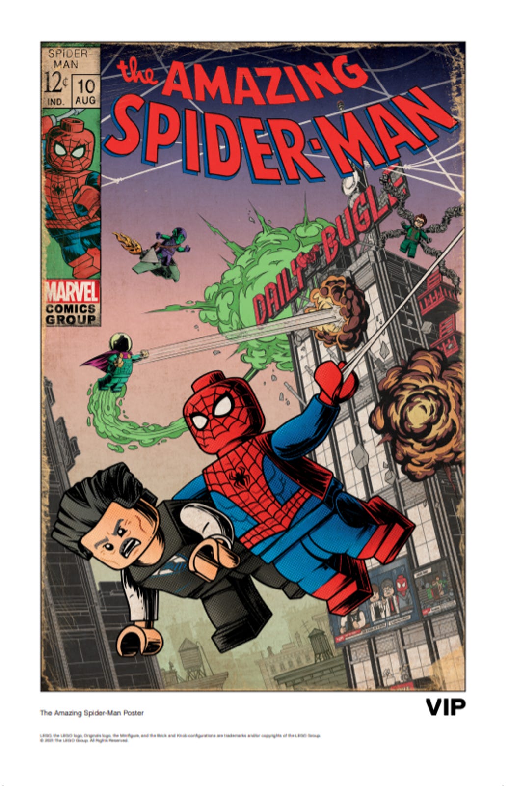 Set 5007043 Spider-Man Comic Print