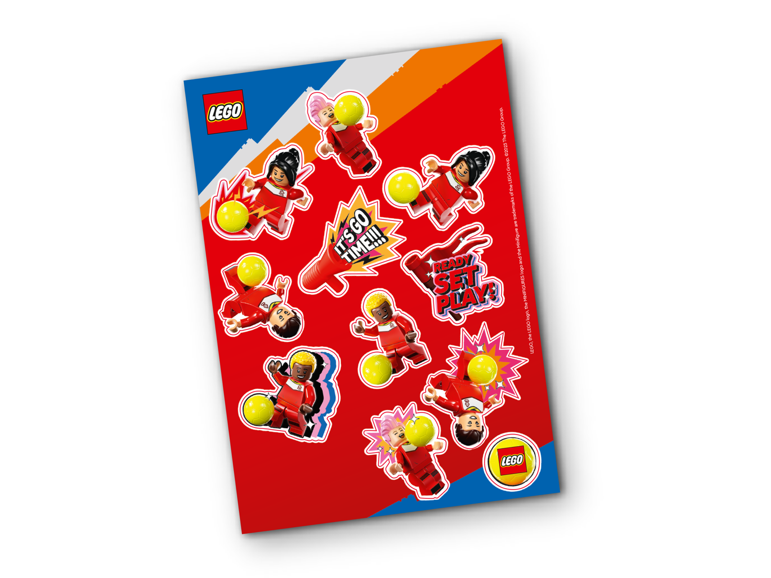 Set 5008035 Play Unstoppable Sticker Sheet