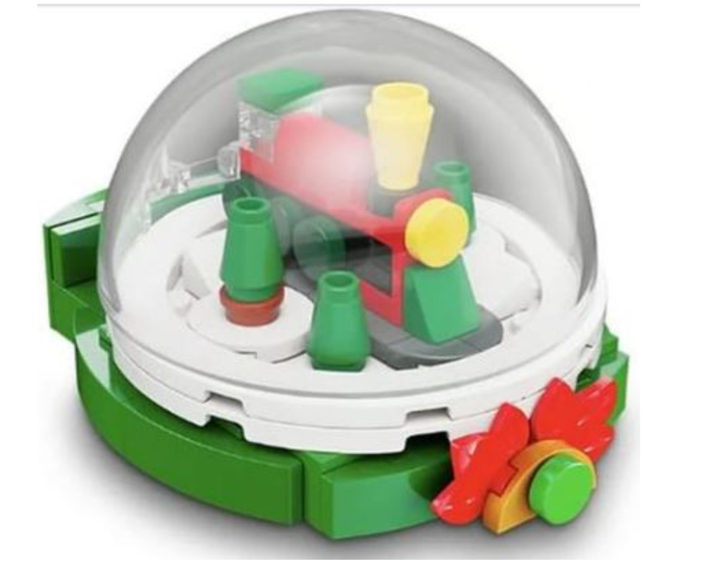 Set 5009027 Holiday Train Snow Globe