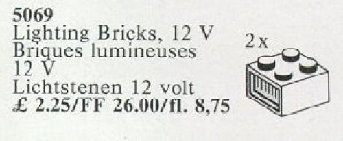 Set 5069 12V Lighting Bricks