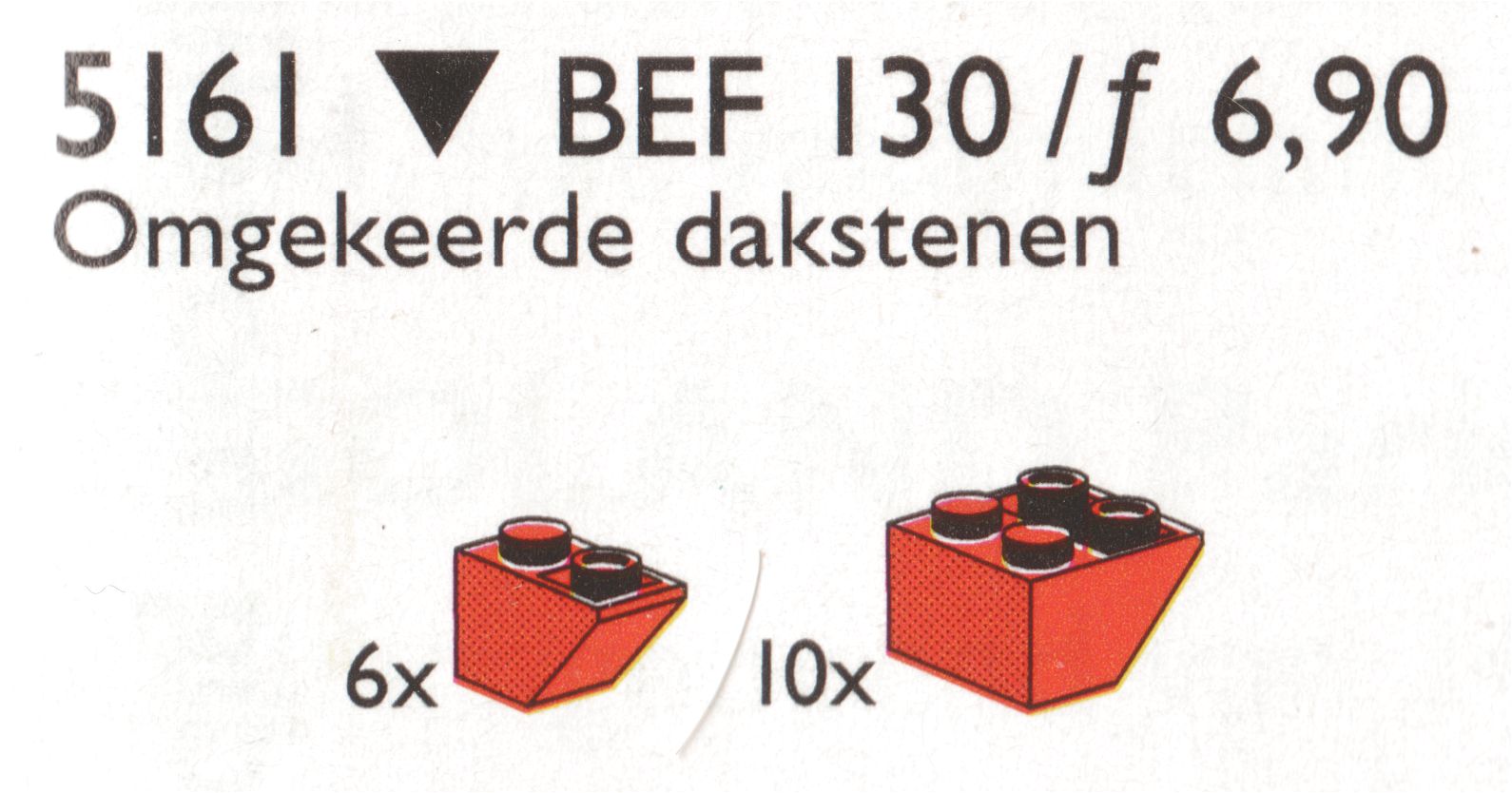 Set 5161 Inverted Slope Bricks