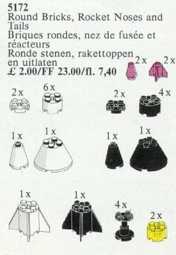 Set 5172 Rocket Stages