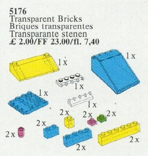 Set 5176 Transparent Bricks
