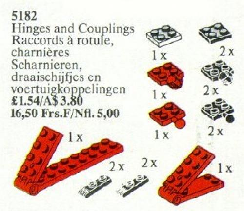 Set 5182 Scharniere und Kupplungen