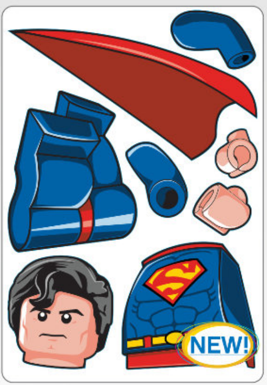 Set 52509 Superman Staticker