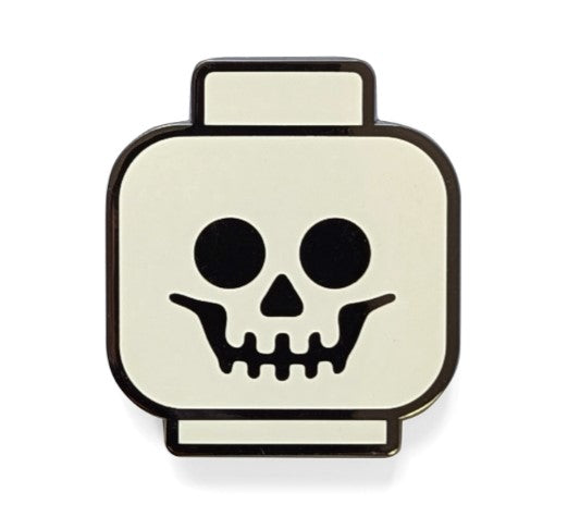 Set 53318 Skeleton Head Druckknopf-Anstecker