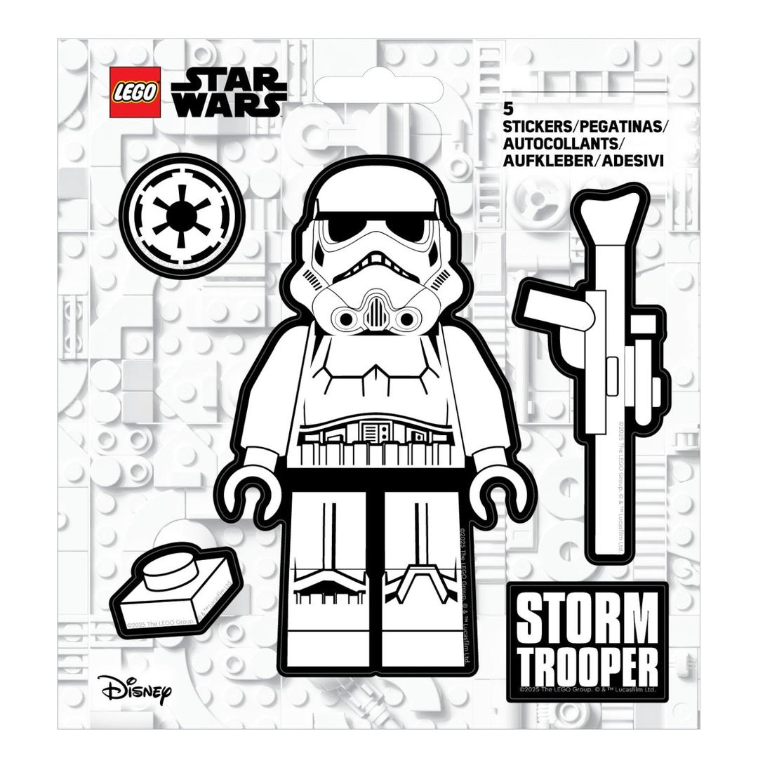 Set 53751 Star Wars Stormtrooper Black and White Stickers